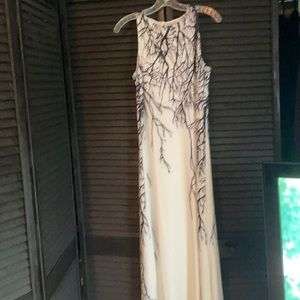 Black & White Full Length Dress NWOT